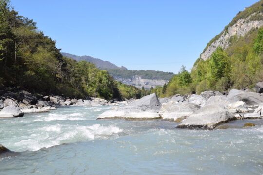 Nager dans une rivière Nager dans une rivière