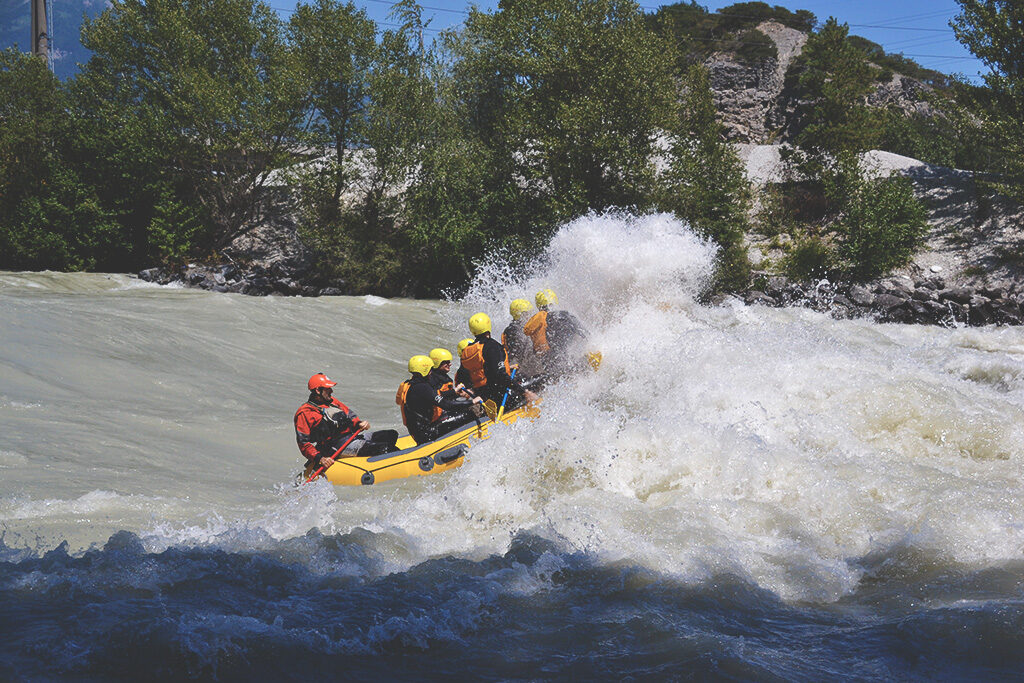 Rafting en Valais Suisse